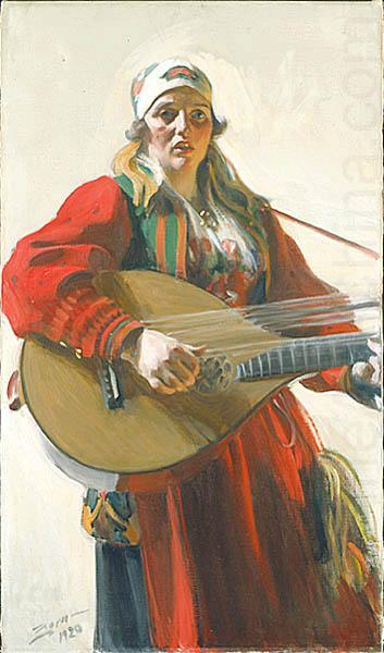 Anders Zorn Home Tunes, china oil painting image